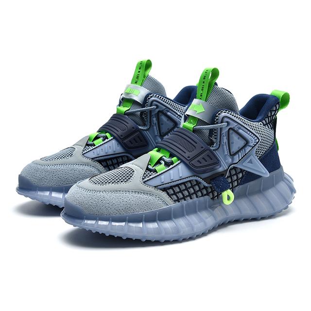 High -Top Dad Shoes Men 'S Basketball Sneakers Wear -Resistant Non -Slip Air -Cushion Shoes Summer Breathable Lightweight Men 'S Shoes