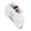 Din Rail 18mm AC 40-500V 220V 380V Voltage Meter Ammeter Single Three Phase Modular Indicator LED Digital Display Detector NEW