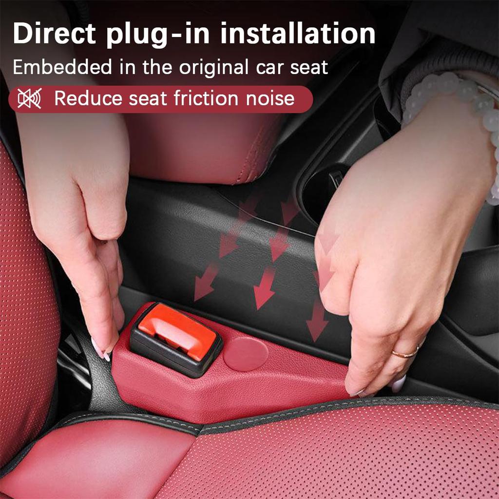 2Pcs Car Seat Gap Filler Odorless Seat Belt Buckle Protector Flexible Seat Side Gap Filling Strip Universal Auto Drop Blocker