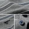 Seven Brand Men's Long Sleeve Striped Polo T-Shirt