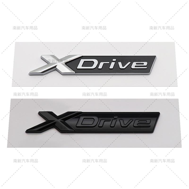 3D ABS Car XDrive SDrive Logo Emblem Badge Rear Boot Trunk Sticker Side Fender Decals For BMW 3 4 5 6 7 Series X1 X3 X5 X6 M3