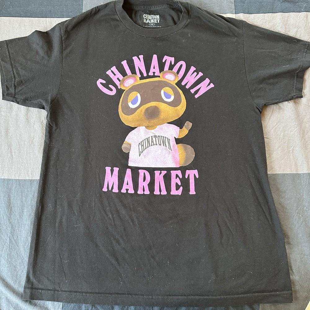 Chinatown Market Размер L Уличная одежда Скейтборд Плюшевый мишка Канье Уэст Унисекс Футболка L