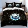 Soccer Three-Piece Set For Competitions Kid'S And Adults' Bedroom Decor, Exquisite Three-Piece Bedding Set Gift
