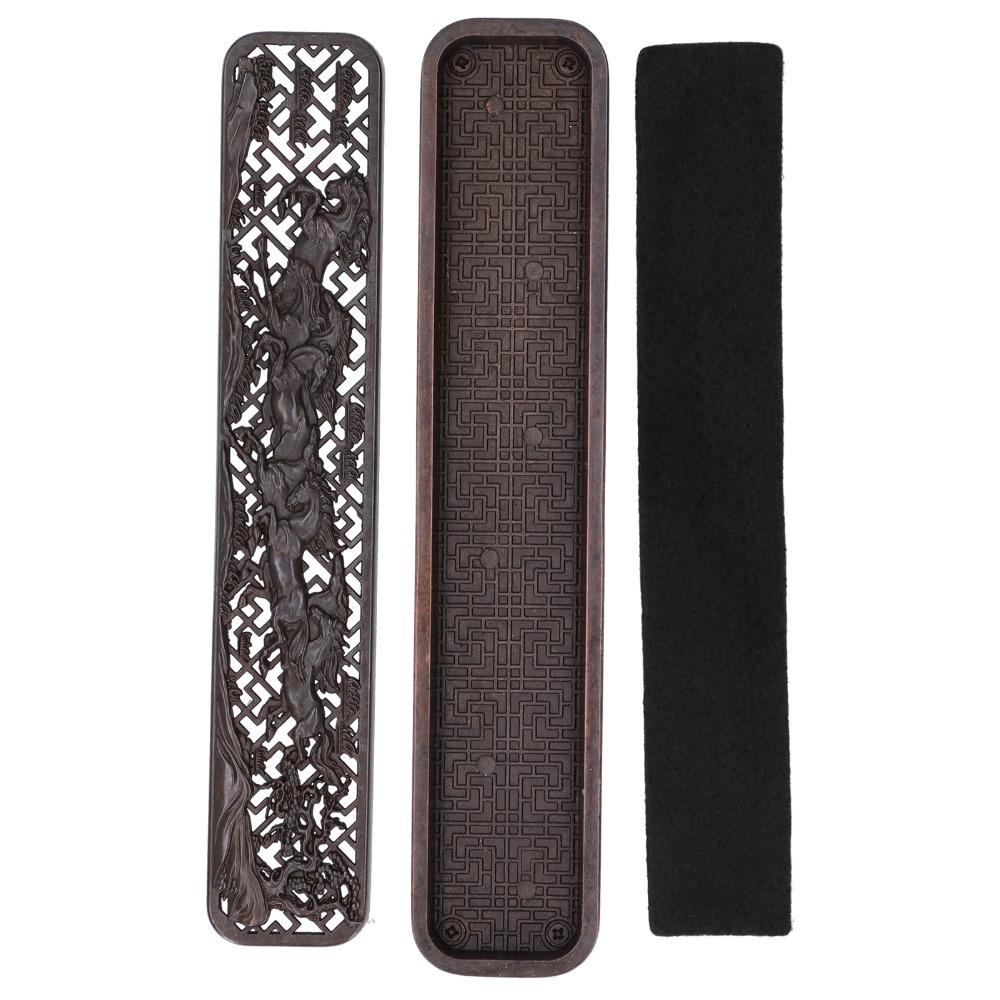 3pcs Ash Control Incense Burner Box Spill-Proof Reclining Incense Holder  Home Meditation