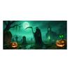 Halloween Garagentor Abdeckung Verschleißfest Garage Dekoratives Banner Wiederverwendbar Gruselig Festlich Hängende Flagge für Außen Haus Garten Dekoration