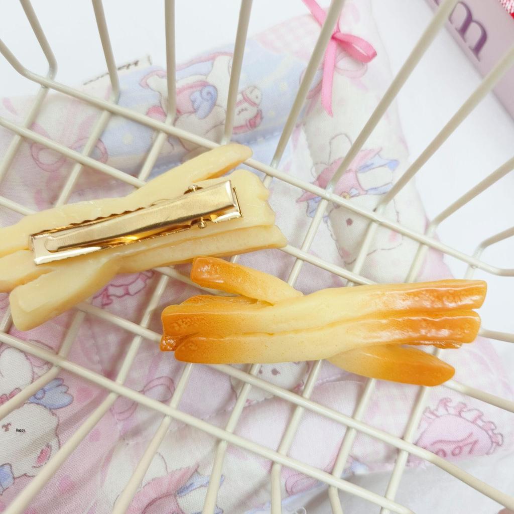 Three-Dimensional French Fry Hairpin - Unique Food-Inspired Hair Clip with Sweet Personality