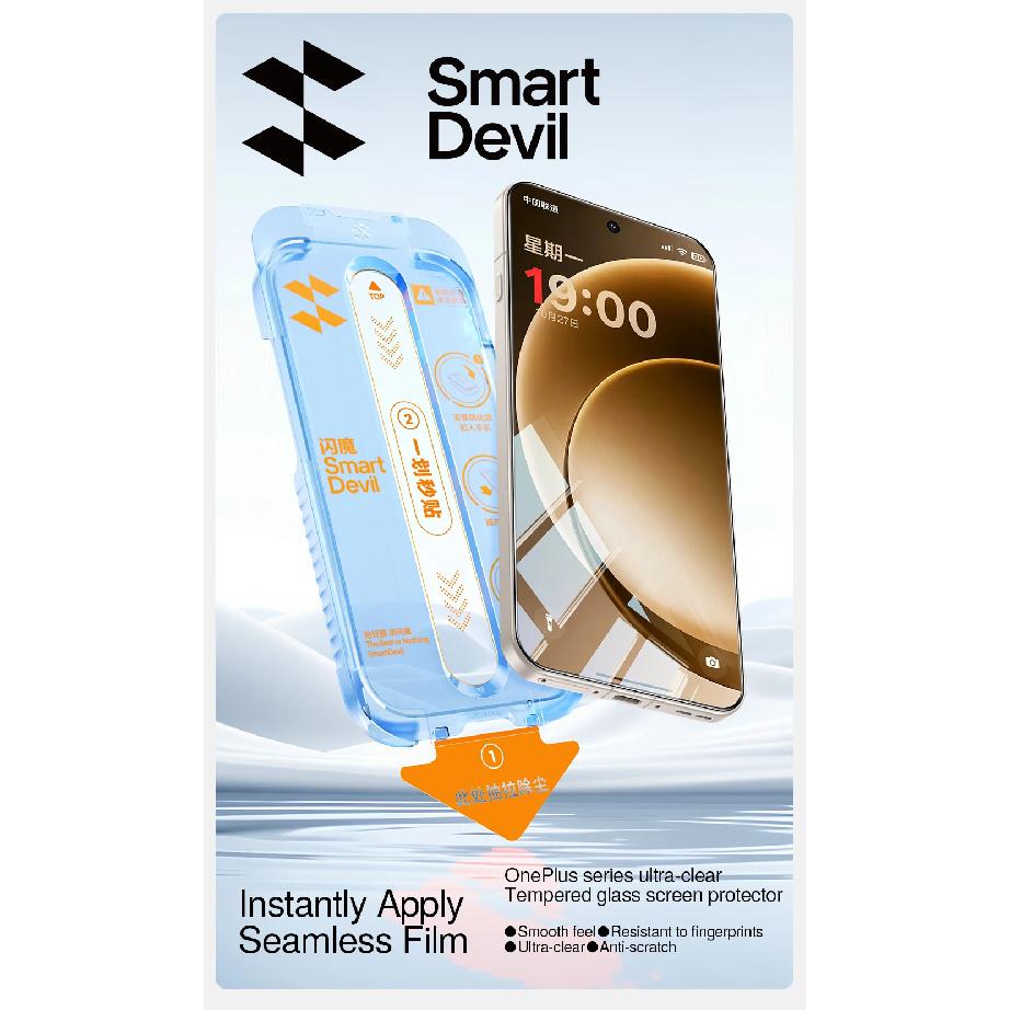 SmartDevil Dust-free Cabin Tempered Glass Film for OnePlus 15 Ace 6 HD Screen Protector for OnePlus Ace 5 Pro Anti-fingerprint