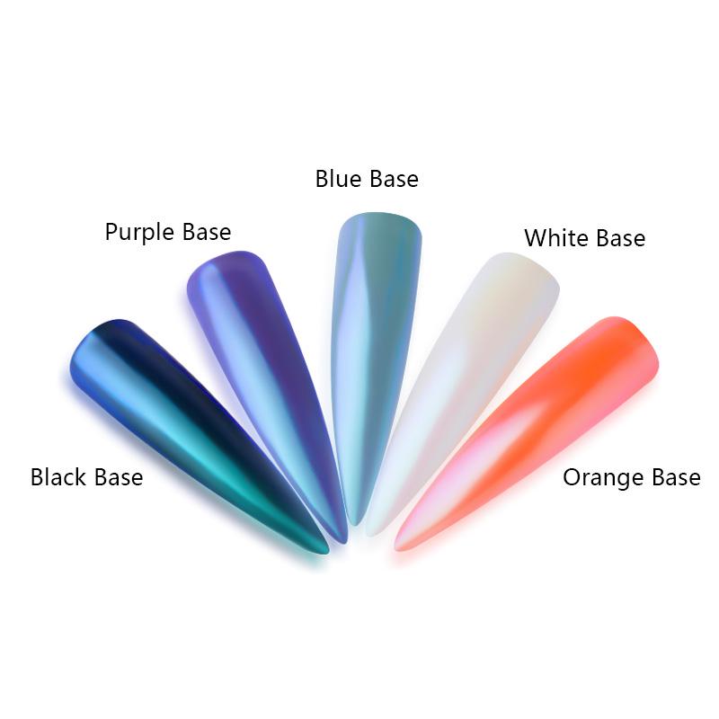 

Единорог Неон Аврора Блестящий порошок Хамелеон Зеркало Хромированный пигмент Пыль Холо DIY Украшение для дизайна ногтей