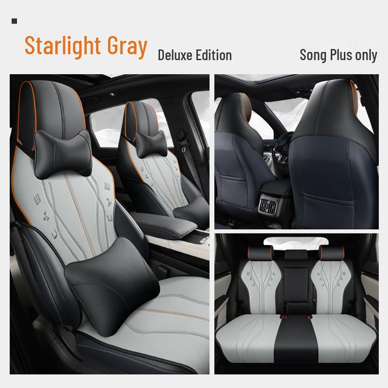 ZXS Leather Seat Cover Set for BYD Song PLUS (Narrow Version) - All-Season Car Seat Cushion