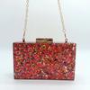 Clutch Evening Party Shoulder Fashion Handbag Crossbody Bag Acrylic Colorful Sequins Women Master Quality Luxury Bags Designers
