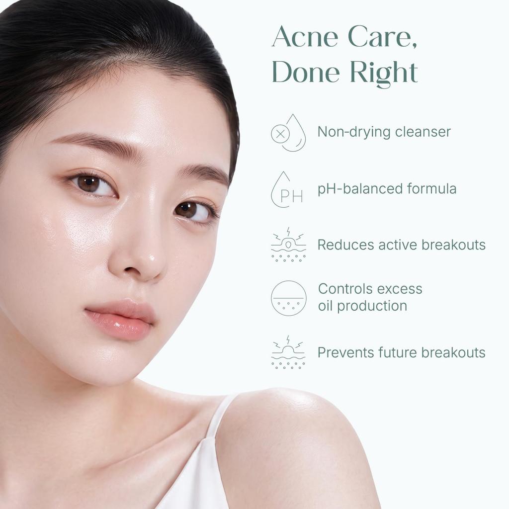 Seoulskin Salicylic Acid Acne Control Face Wash for Oily & Acne Prone Skin 100 Ml
