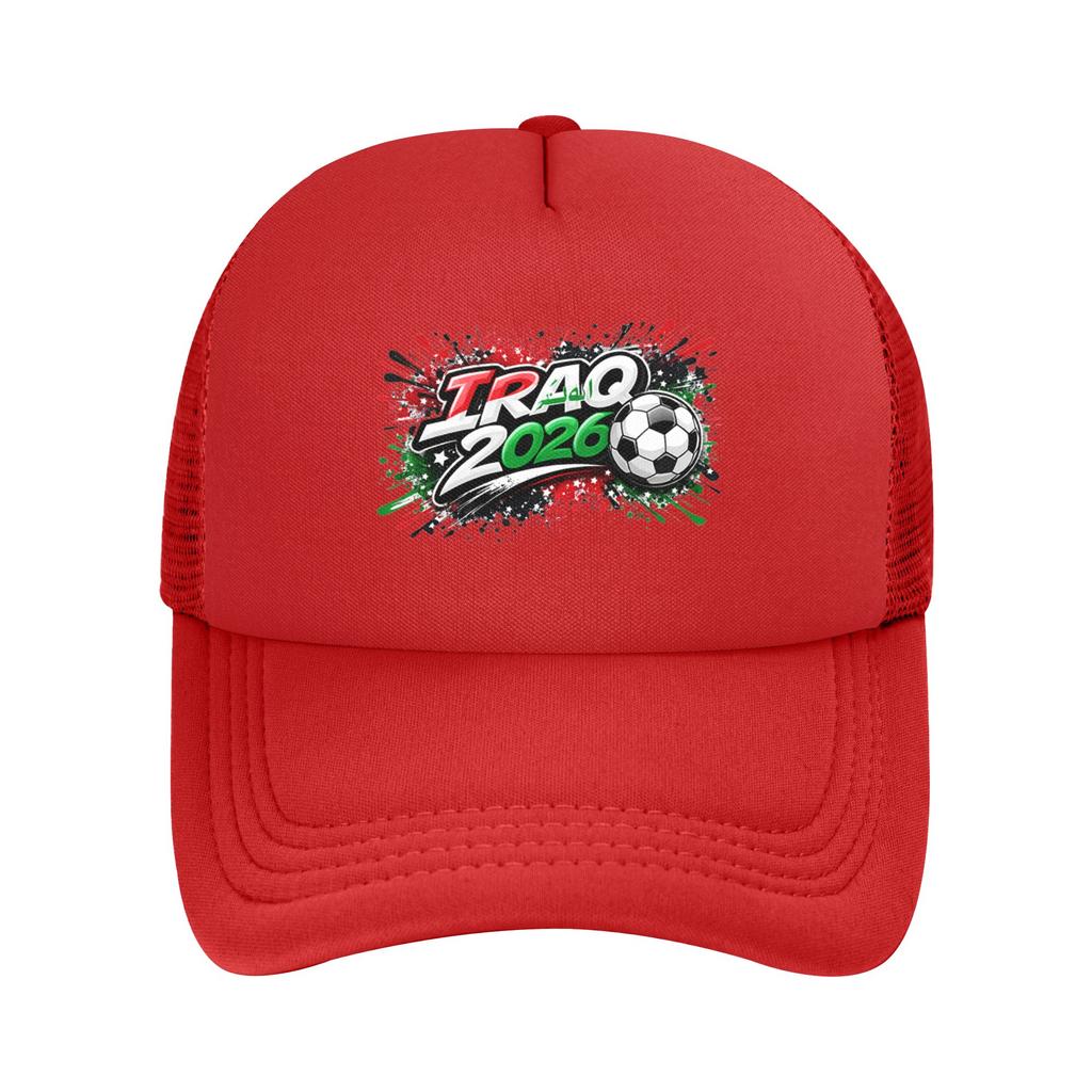 Iraq Flag Iraqi Soccer Football Casquette  Unisexs Womens Outdoor Hats  Adjustable Sun Cap New Baseball Caps