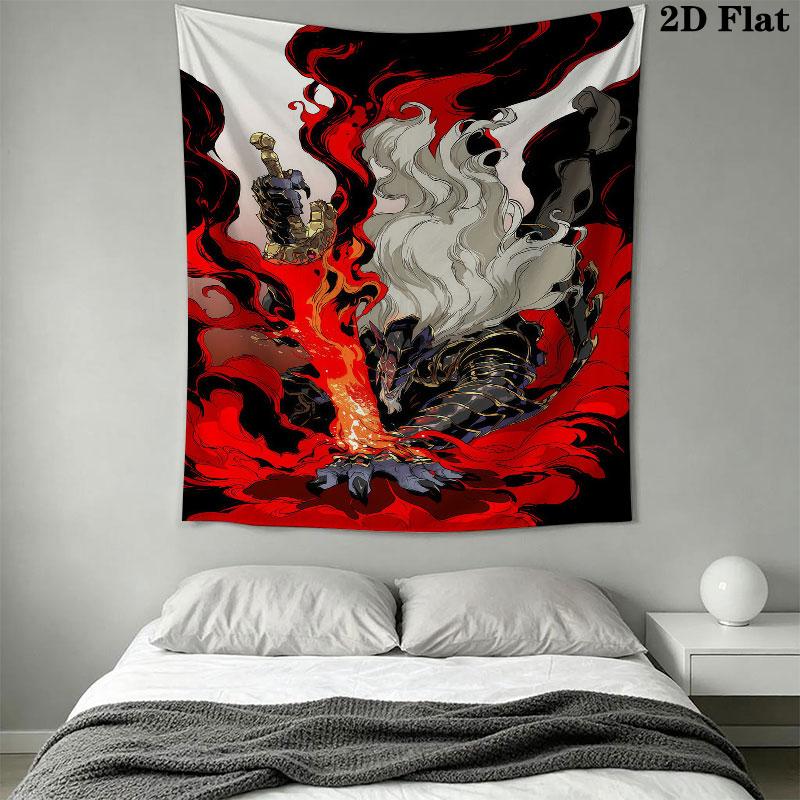 Malenia Fury Wall Hanging Printed Fabric Blanket Decorative Tapestries for Bedroom Living Room Home Decor