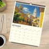 1pc, 2026, City Scenery Wall Calendar, Famous Landmarks & Architecture Series, 12 Designs, Wall Calendar, Birthday, Christmas