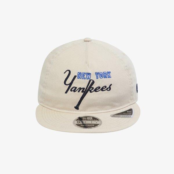 New Era New York Yankees Club Logo Retro Crown Strapback Stone 15206336