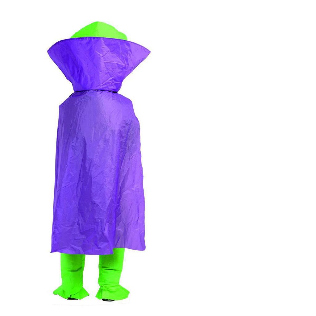 Rolig utomjording med stora ögon uppblåsbar kostym för Halloweenfester