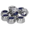 100Pcs Nylon Insert Lock Nut Locknut Stainless Steel Fastener Set Kit for MaintenanceM10