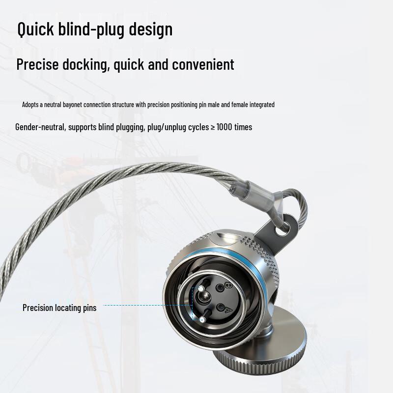 BOYANG J599A8 Series Aviation Connector to FC Jumper