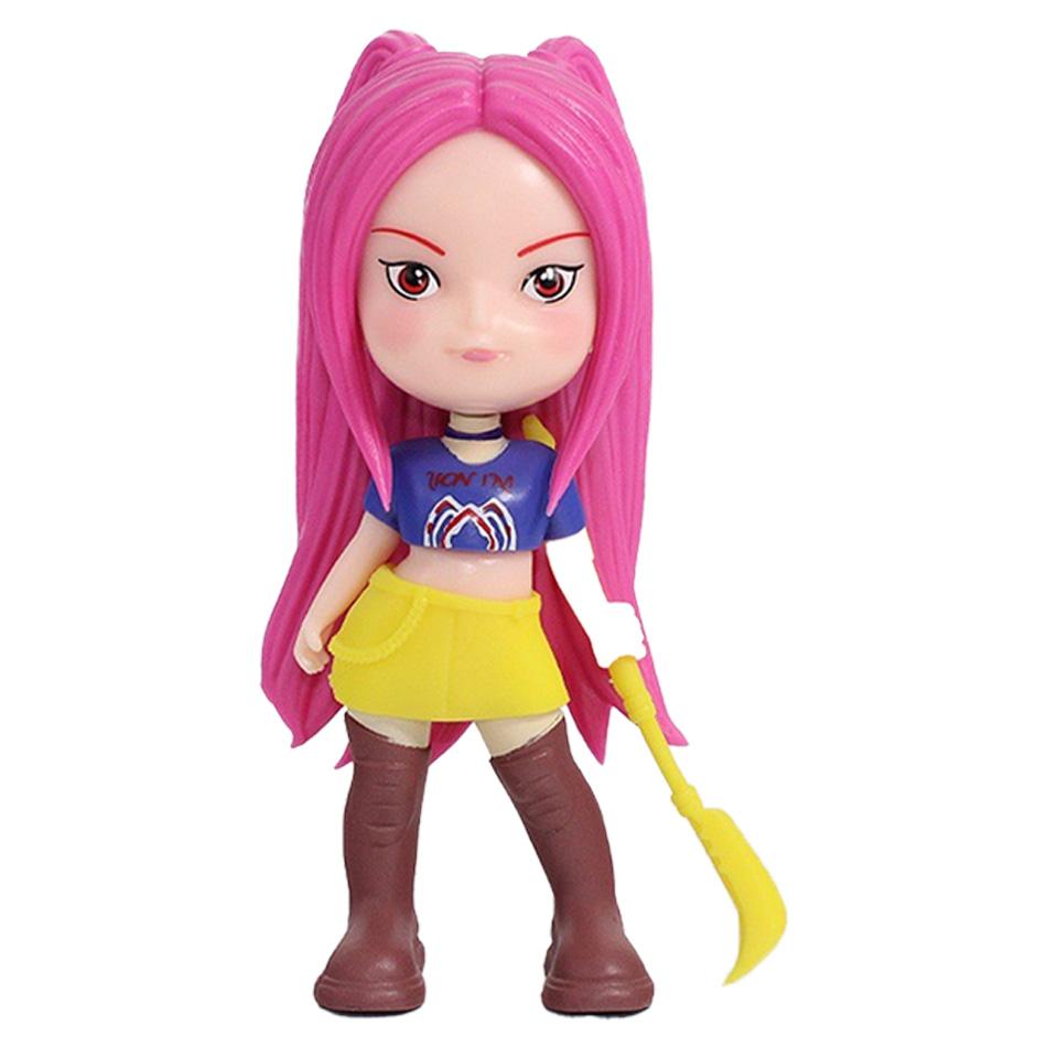 15.5cm Kpop Demon Hunters Anime Kpop Girl Group Cartoon Rumi Zoey Mira Action Figures PVC Figurines Model Doll Girls Toys Gifts