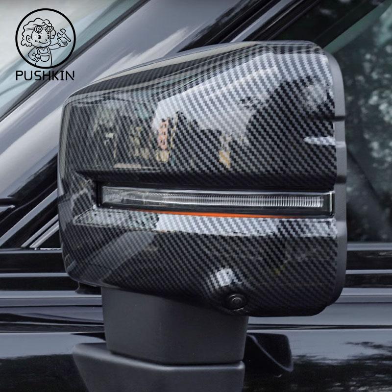 Car Rearview Mirror Cover Trim Frame For HAVAL H9 MKII 2024 2025 Accessories Rear View Mirror Rain Eyebrow Auto Part Style