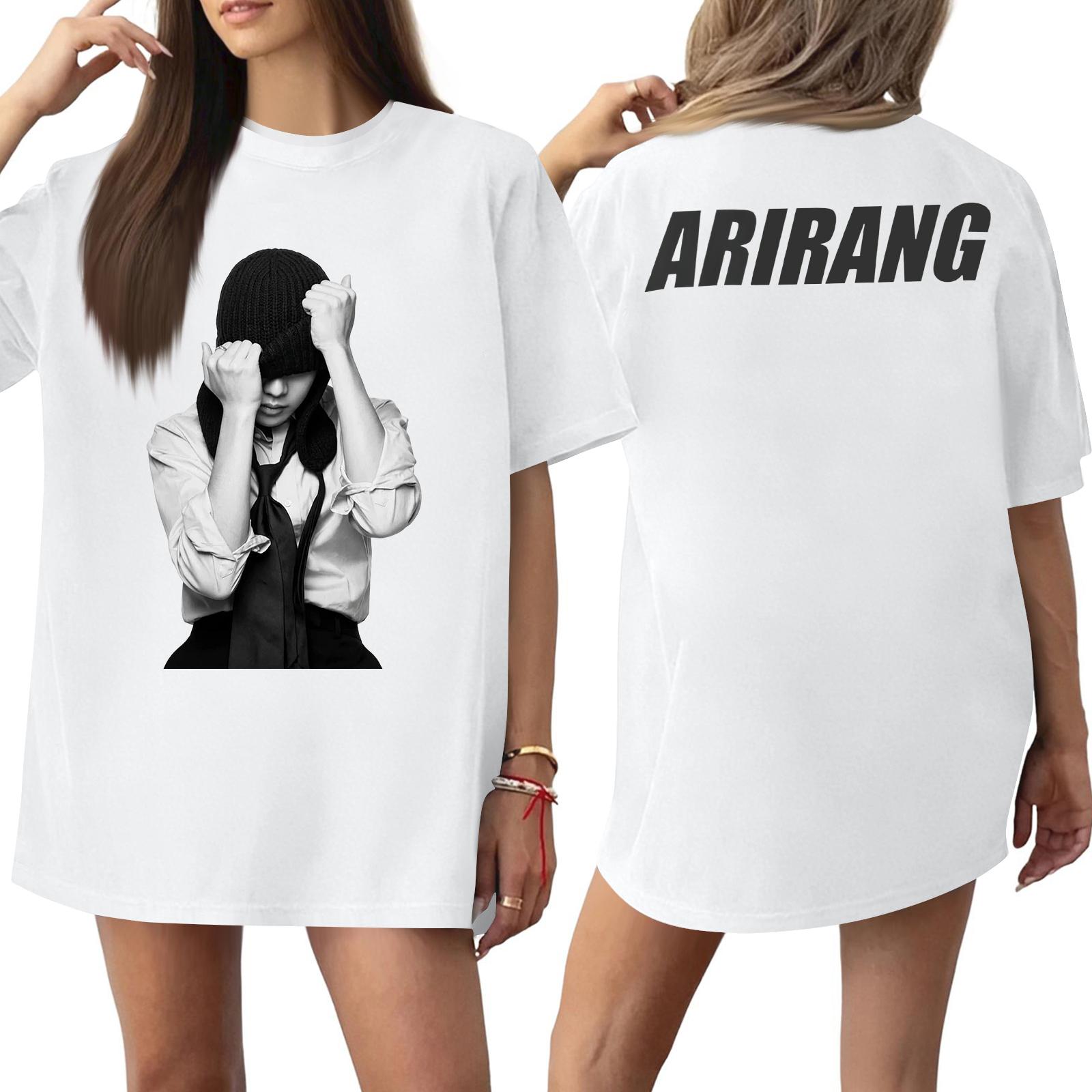 

Women s Casual Printed T-Shirt Round Neck Pullover Short Sleeve Top XL білий