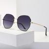 Sunglasses Female Korean Version Tide Shading Polarized Ins Sunglasses Fashion Polygonal Large Frame High Definition UV Protection Glasses