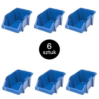 Mega-M Storage Container Workshop Tray S Plastic 155x250x120 Mm Blue (pack of 6) N