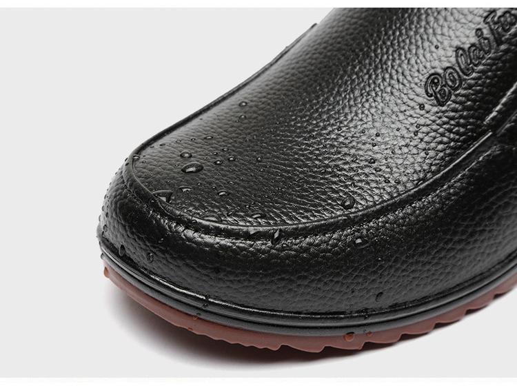 Herren Rutschfeste Wasserdichte Niedrige Regenstiefel