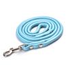 Pet Products Round Colorful PU Rolled Dog Walking Leashes for Small Medium Breeds Dogs Puppy Chain Lead Training Walking Leash