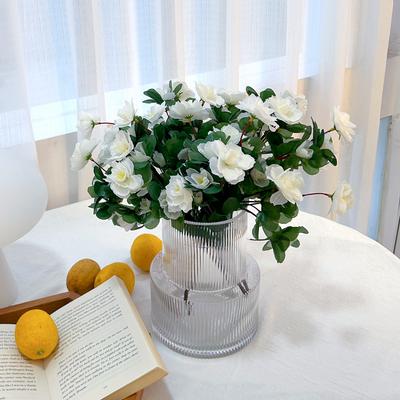 Artificial Green Plant Simulation Fake Rhododendron Bouquet, Living Room Home Decoration Ornament Photography Props