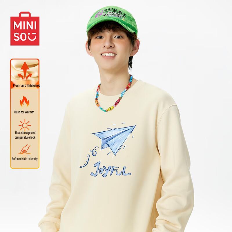 MINISO Unisex Fleecegefüttertes Sweatshirt