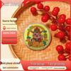 2026 Year of the Horse: Colorful Mobile Sticker - God of Wealth for Good Luck, Prosperity, and Fortune - Gold Pendant Gift