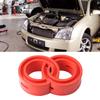 2 Pcs Car Spring Shock Absorber Flexible Rubber Bumper Shock Buffer Power Cushion Coil Spring Spacer A+