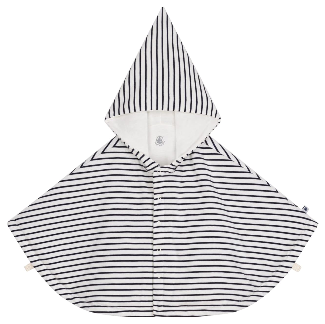 

Детская накидка A09MQ, один размер [Petit Bateau] Marinière Off-white/темно-синий