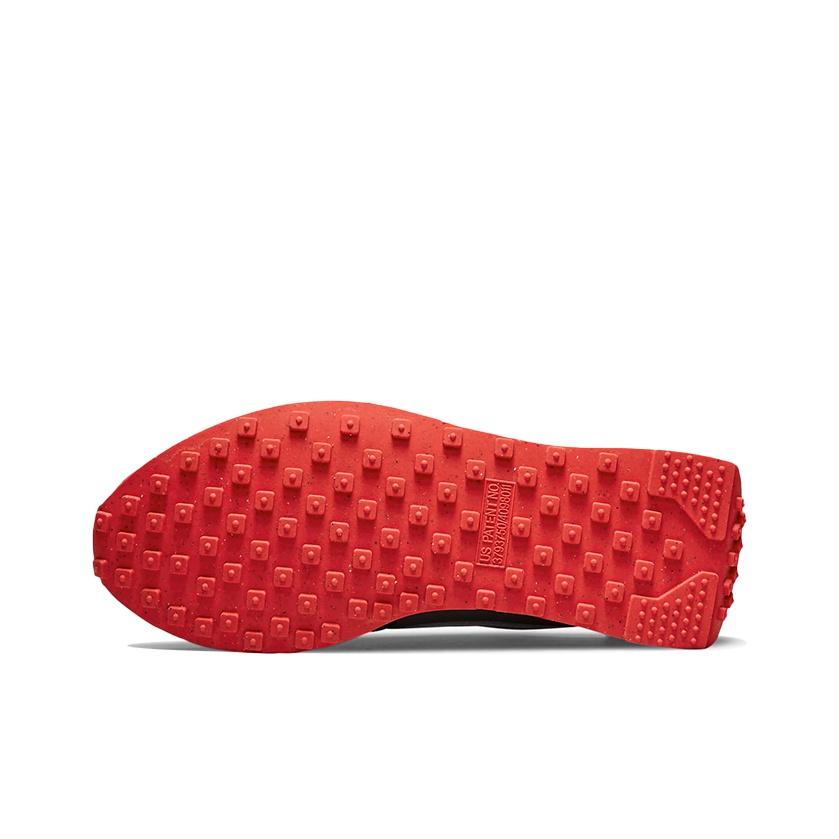 Nike Waffle Trainer 2 GS Flat Pewter Siren Red Kinder Sneakers Grau Schwarz Weiß DC6477-005