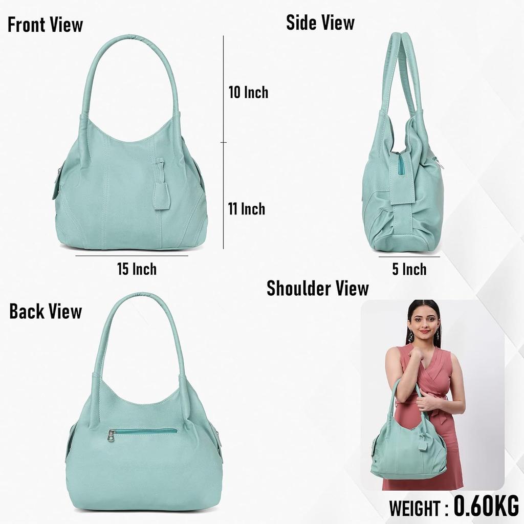 Women's Style Diva Faux Leather Handbag (Large)