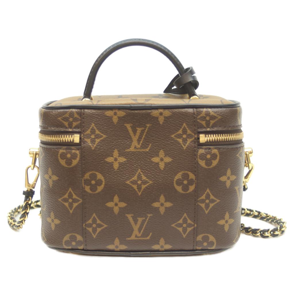 LOUIS VUITTON 20 years M45165 Monogram Reverse Vanity NV PM Shoulder bag Brown / BlackUsed