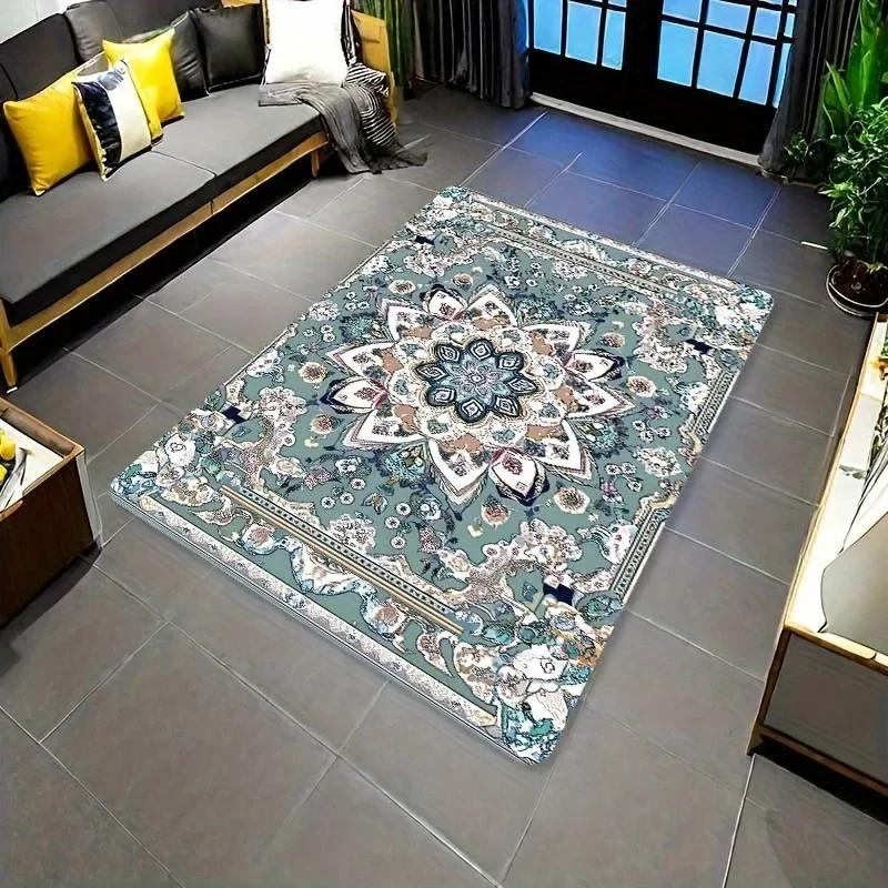 1PC Pumpkin pattern Door Mats Kitchen Rugs Non-Slip Pop arts design Living room Rugs Bath Mat Carpet for Home Sink Laundry Decor