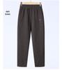 Mom's Wool Casual Pants: High-Waist, Loose-Fit, Plus-Size for Autumn/Winter