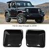 2pcs Side Wing Rear Mirror Protector Rearview Cover Trim Fits for   JL 2018+(Carbon   )