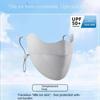 Sun Protection Ice Silk Sunscreen Mask Quick Drying Thin Face Veil Cycling Face Cover  Summer