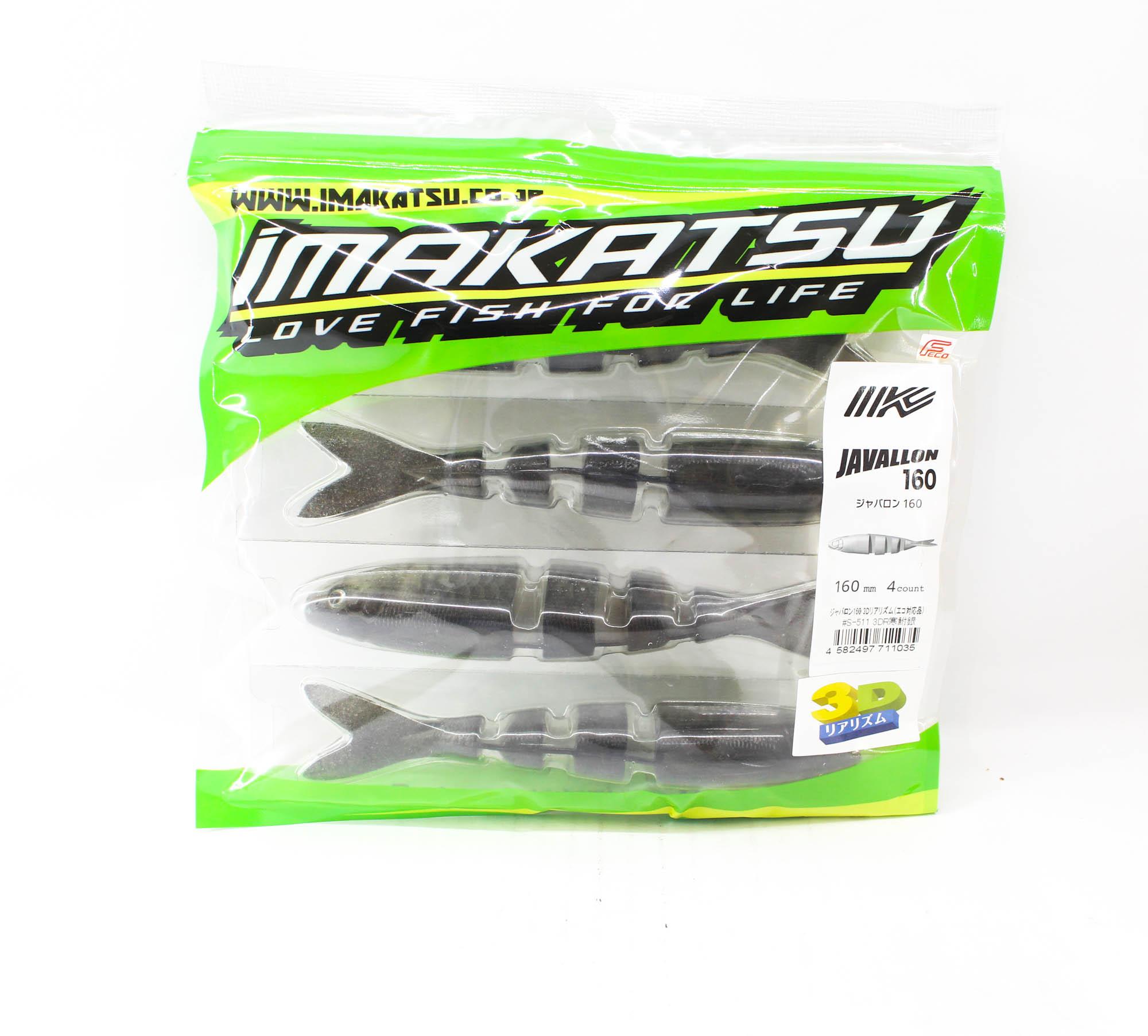 

Imakatsu Soft Lure Javallon 3DR 160mm 4/pack S-511 (1035)