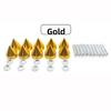 10pcs/Set Muticolors Car License Plate Bolts Cuspate Style Car Motorcycle Modification Conical