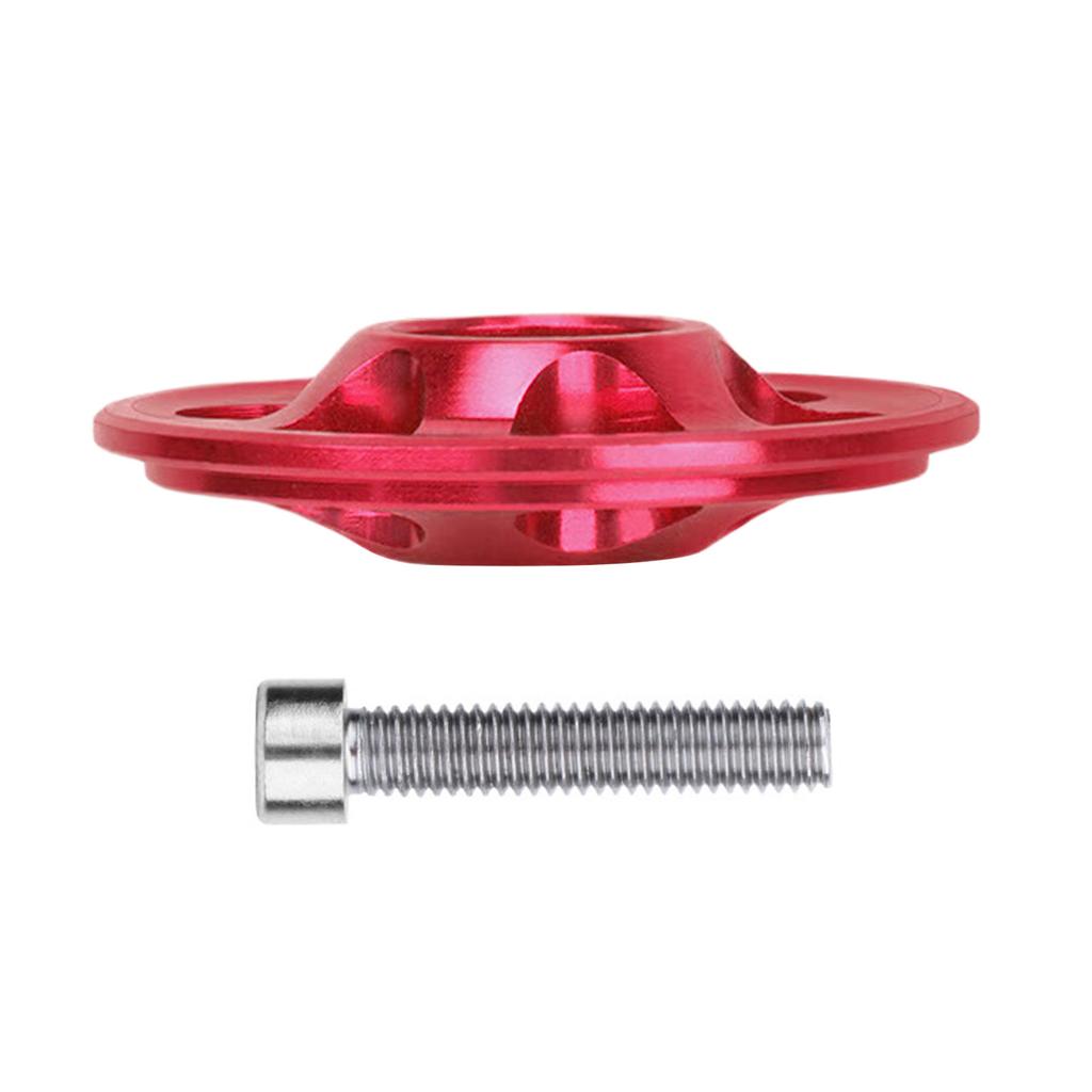 Fahrrad Vorbau Kappe aus Aluminiumlegierung Fahrrad Steuersatz Kappe Hohl Fahrrad Gabelschaft Abdeckung Fahrrad Gabelabdeckung mit Schraube