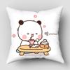 Bear Hug Pillow Case Bubu Dudu Cartoon Series For Home Decorative Pillows Cover Invisible Zippered Throw PillowCases
