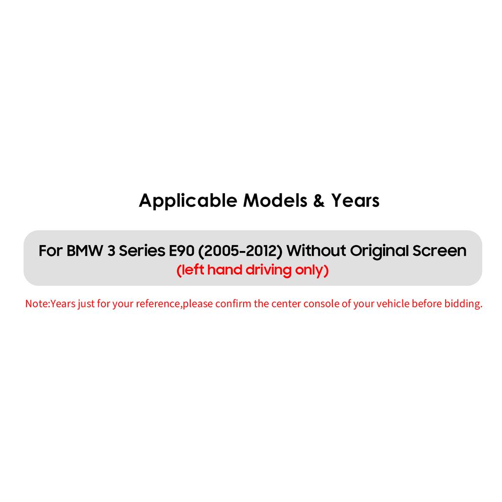 Hizpo 10.25" Car Radio Wireless Carplay Android Auto for BMW 3 Series E90(2005-2012)Without Original Screen (left Hand Driving Only) Intelligent RDS