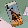 Cowboy de rodéo Lariat Chevaux Pour Huawei Nova 9 10 SE Y91 Y61 Y90 Y70 Y60 Y72 12s 12i 11i 7i 8i P60 Pro P30 P40 Lite Coque