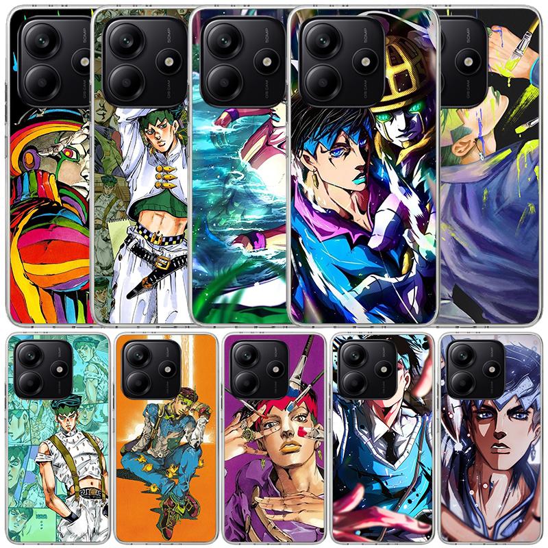 JoJo Adventure Rohan Kishibe Phone Case For Xiaomi Redmi Note 15 14 14S 13 12S 12 Pro Plus 11S 11 11T 11E 10S 10 + Soft TPU Back