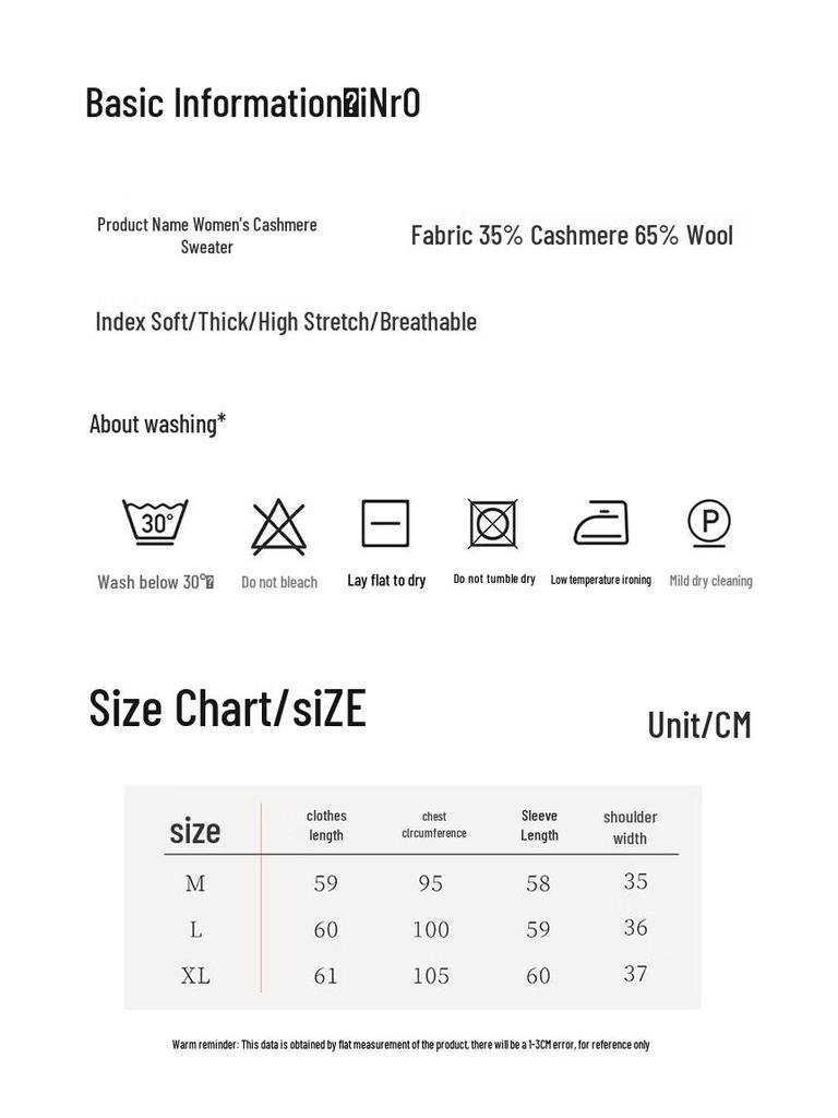 Fanzhen Women's Hooded Cashmere Cardigan