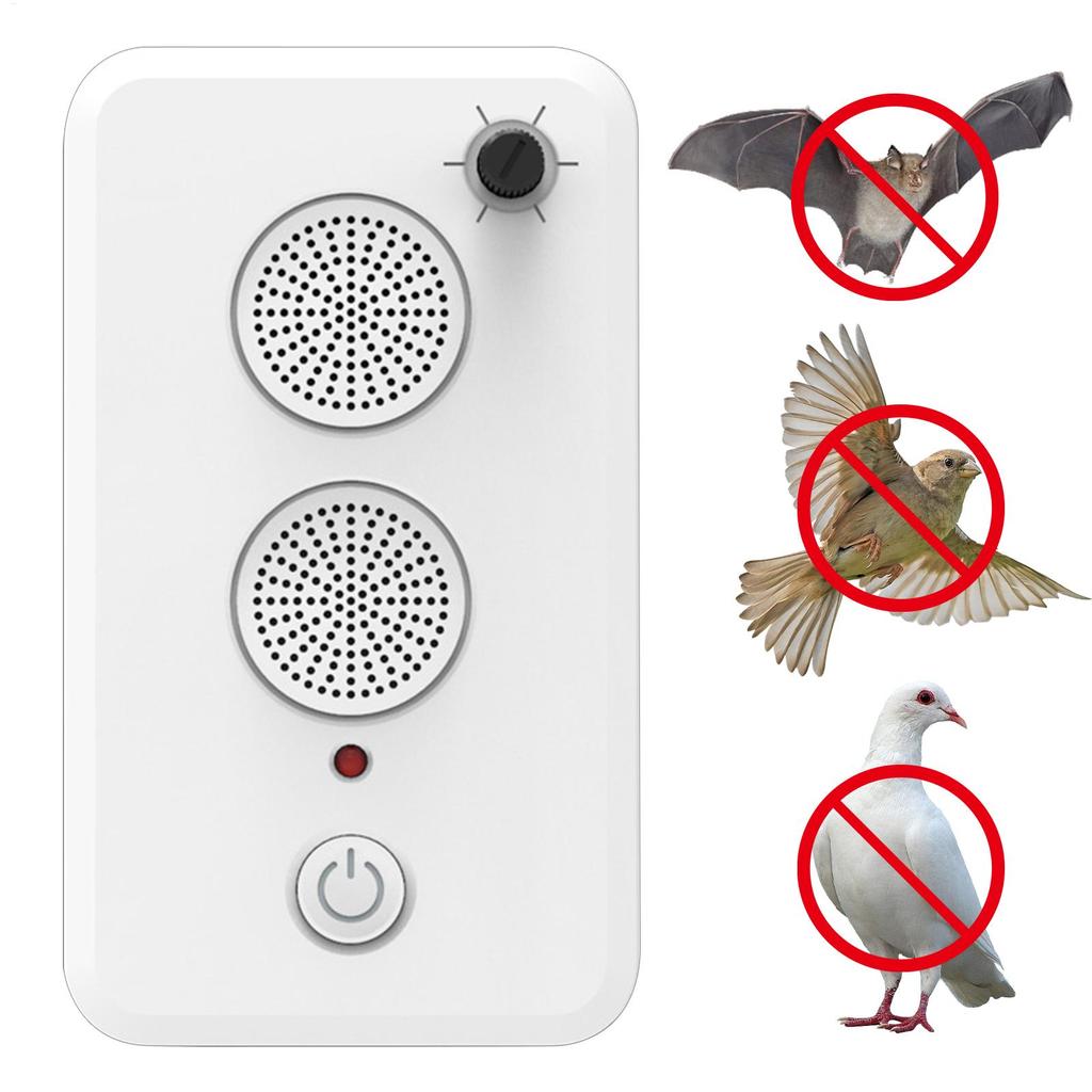 Bat Repeller Devices Adjustable Electric Animal Trap Ultrasonic Rechargeable Bird Defense System for Attic House Garden Basement 4